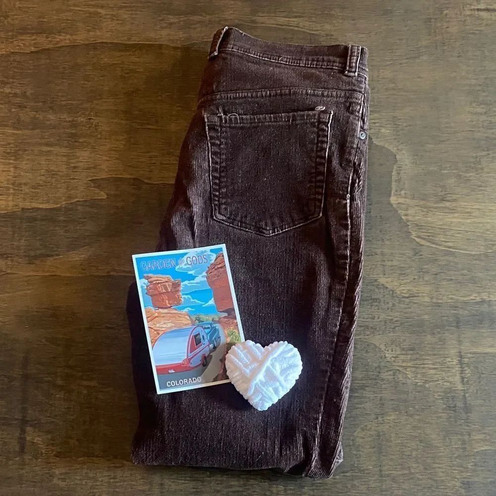 Vintage Straight Leg Corduroy Brown Jeans
